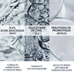 Vichy Normaderm Phytosolution Gel Purifiant Intense 400 ml, visuel des actifs acide salicylique zinc et probiotiques — La Maison Para, prix Maroc, parapharmacie