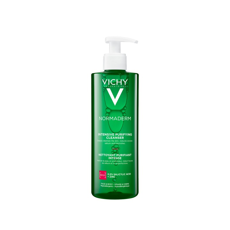 Vichy Normaderm Phytosolution Gel Purifiant Intense Peau Grasse, photo du produit — La Maison Para, prix Maroc, parapharmacie