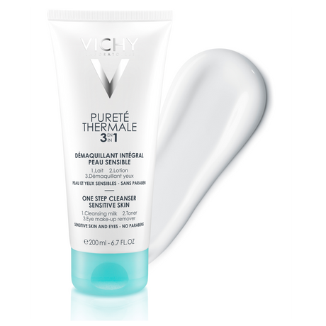 Vichy Pureté Thermale Démaquillant Intégral 3en1 Peau Sensible | 200ml - prix Maroc