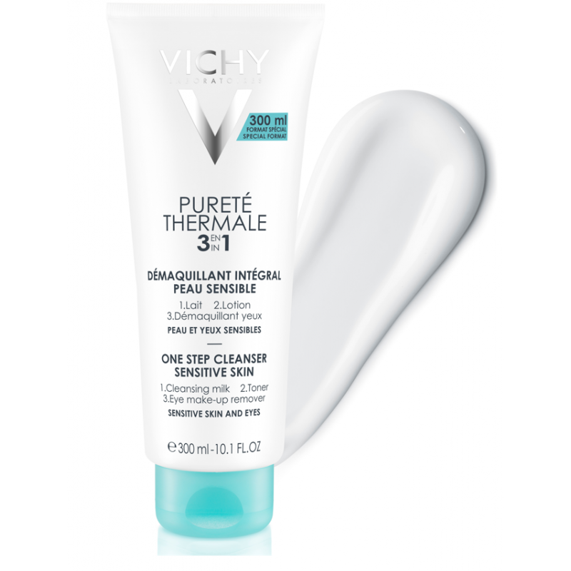 Vichy Pureté Thermale Démaquillant Intégral 3en1 Peau Sensible 300ml