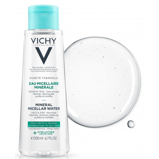 Vichy Pureté Thermale Eau Micellaire Minérale Peau Mixte à Grasse