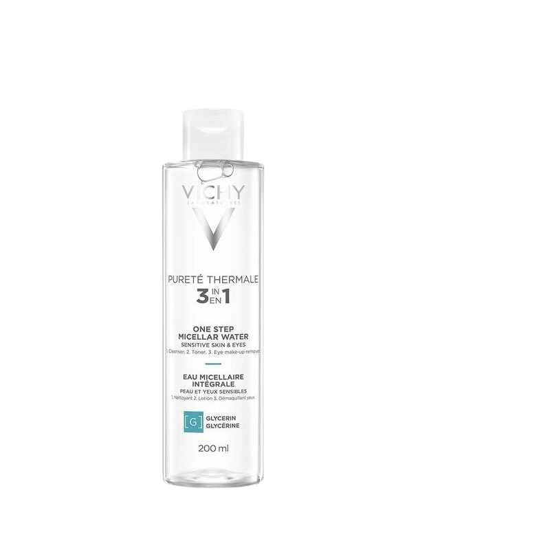 Vichy Pureté Thermale Eau Micellaire Minérale Peau Sensible 200ml