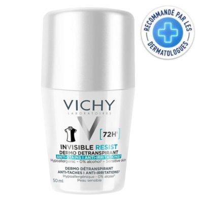 VICHY DEODORANT DETRANSPIRANT 72 H INVISIBLE FEMME 50 ML Parapharmacie prix Maroc