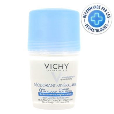 VICHY DEODORANT MINERAL ROLL ON 48H Parapharmacie prix Maroc