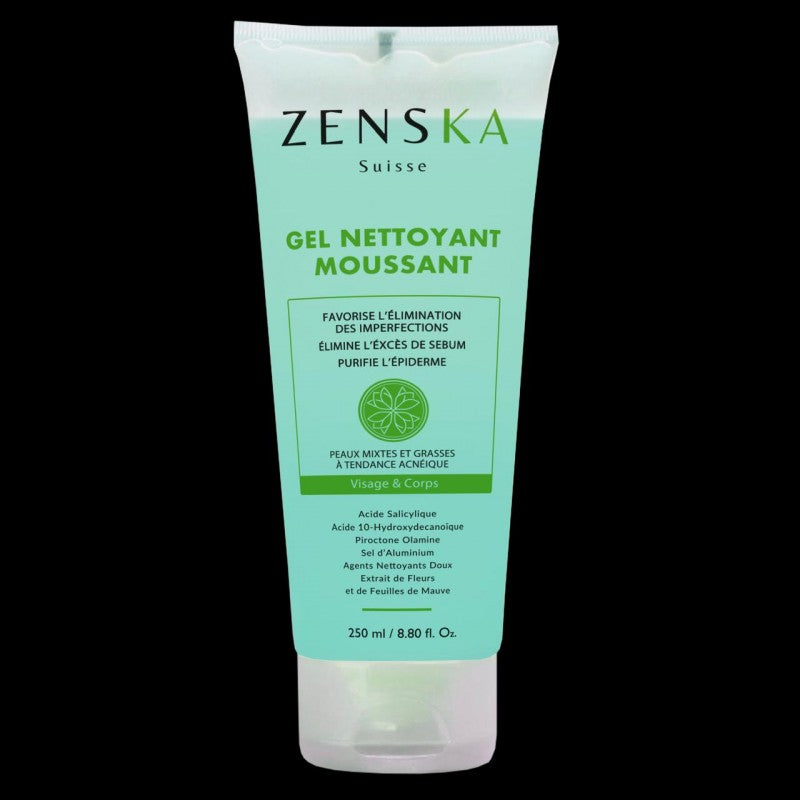 ZENSKA GEL NETTOYANT MOUSSANT250 ML